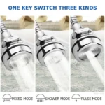 2/3 Modes Sink Faucet 360 Degree Rotation Filter Extension Tube Shower Water Saving Tap Universal Kitchen Gadgets Accessories - Image 2
