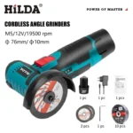 HILDA 12V/3 Inch Lithium Electric Angle Grinder Mini Small Household Handheld Cutting Machine Polishing Machine - Image 2